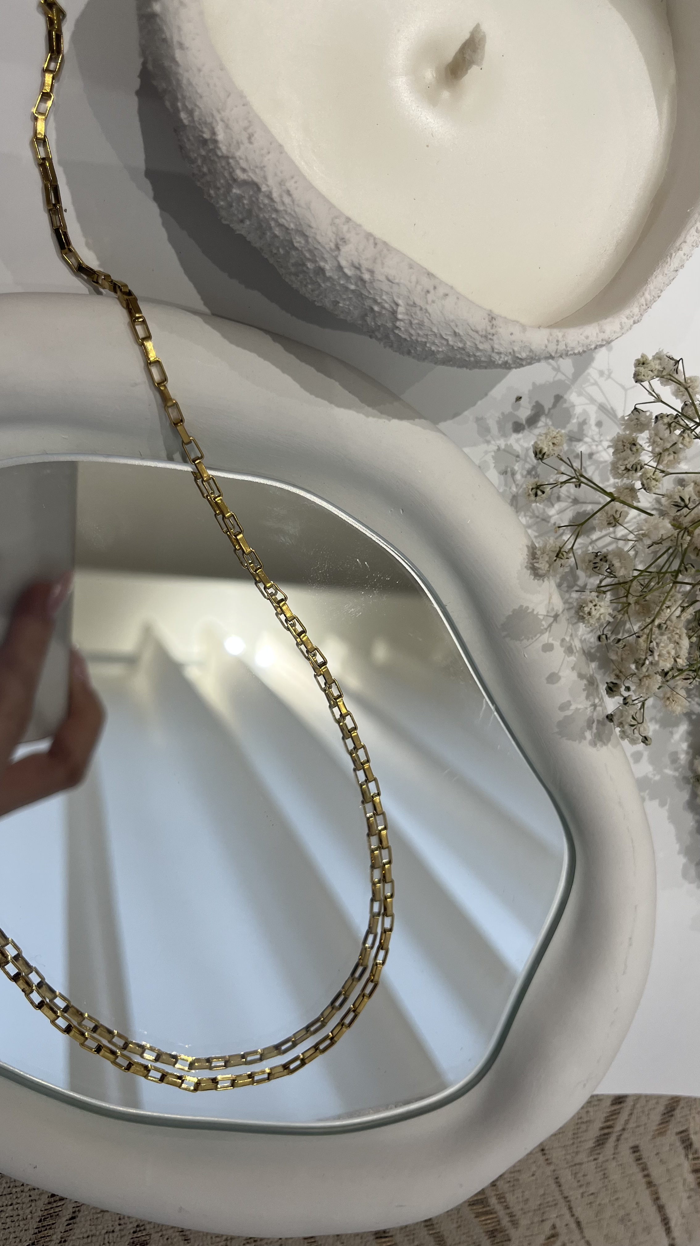 گردنبند اسپرت دخترونه و پسرونه اجری ریز